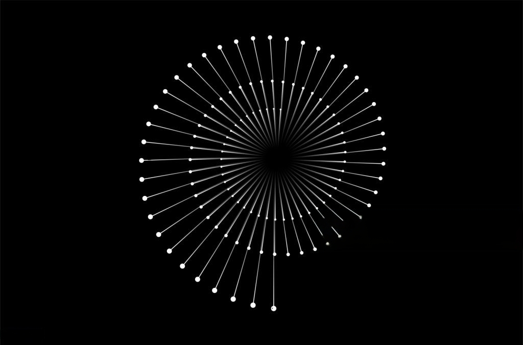 Sound waves illustrating the miracles of Quran